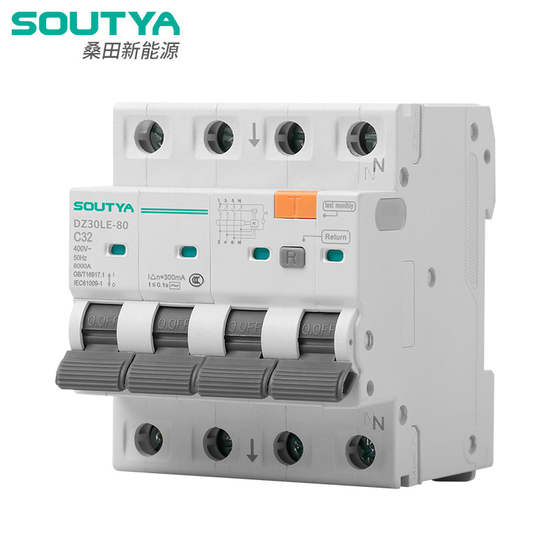 Overcurrent ကာကွယ်မှုနှင့်အတူ ac residual လက်ရှိလည်ပတ်နေသော circuit- breaker