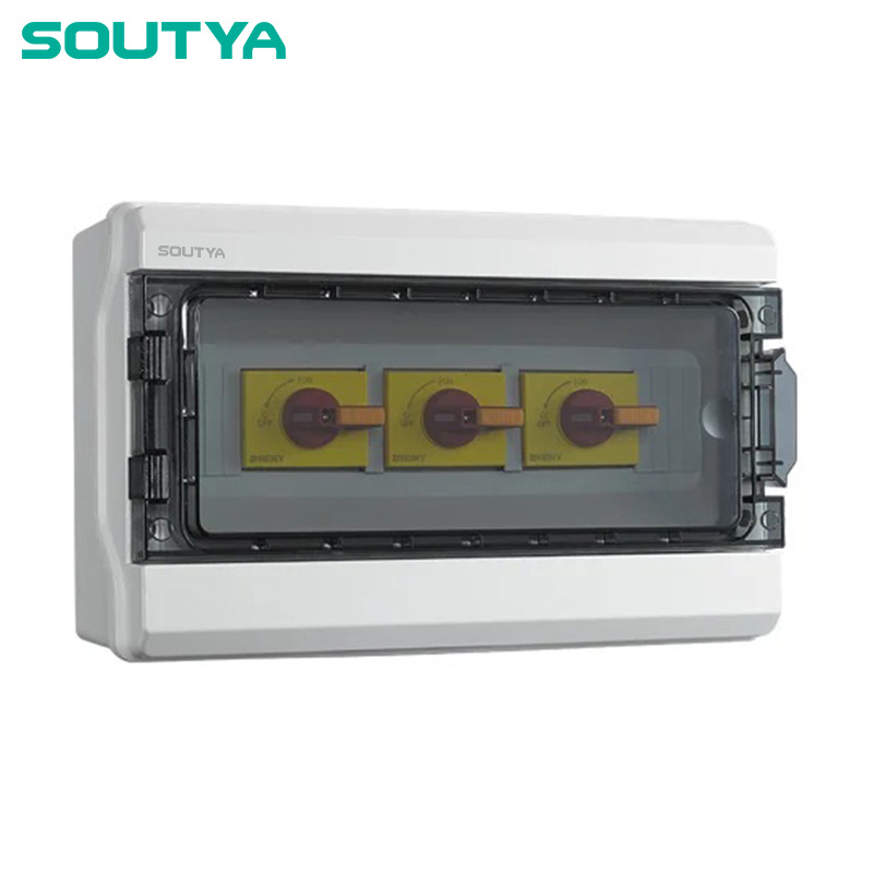 DC Isolator Box IP65 ap65 strings သုံးကြိုး
